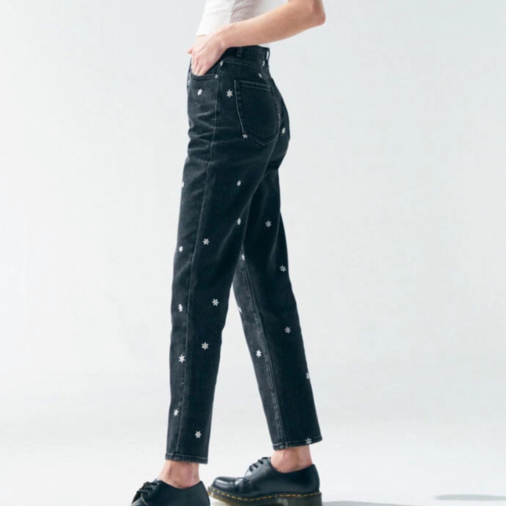 Pacsun Black Daisy Jeans